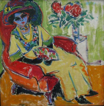 Donna seduta da Ernst Ludwig Kirchner